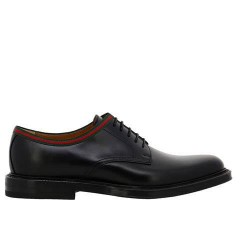 gucci brogue|black gucci lace up shoes.